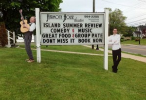 Island Summer Review: outdoor sign