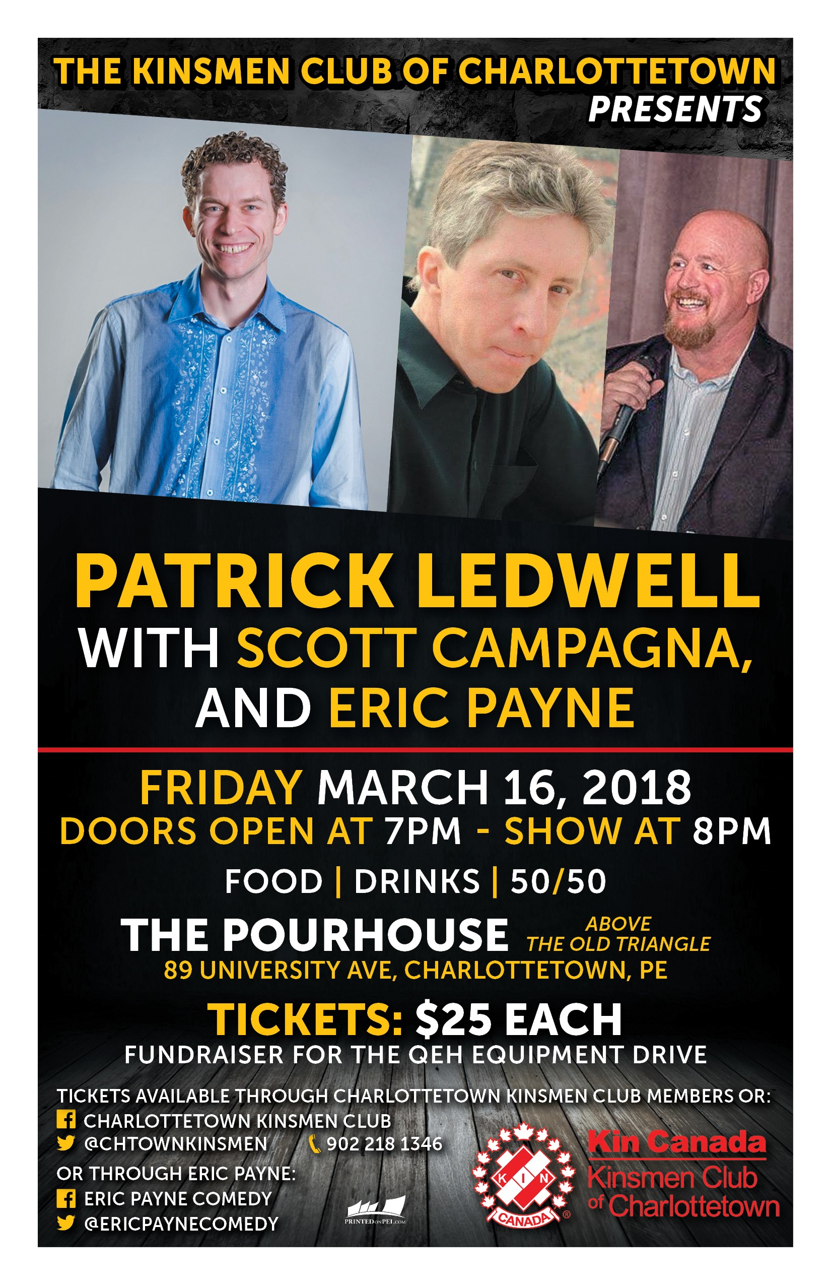 Charlottetown Kinsmen Comedy 2018